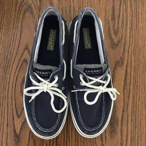 Navy Sperry Top Siders